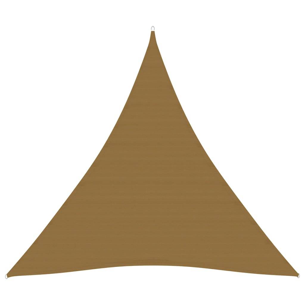 Helloshop26 - Voile toile d'ombrage parasol 160 g/m² 4,5 x 4,5 x 4,5 m PEHD taupe - Image 1