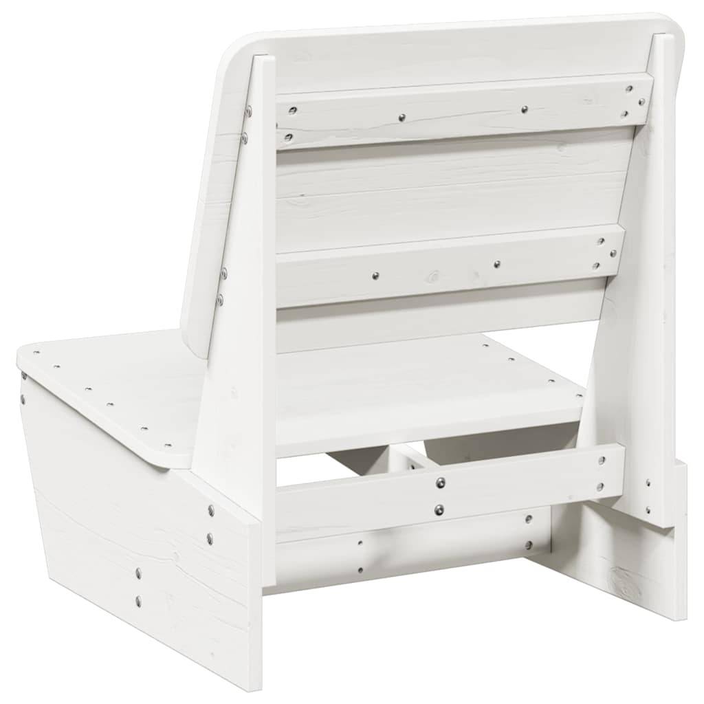 Prolenta Premium - Chaises de jardin bois blanc 60 x 64 x 70,5 cm - Prolenta premium p396.2 - Image 6