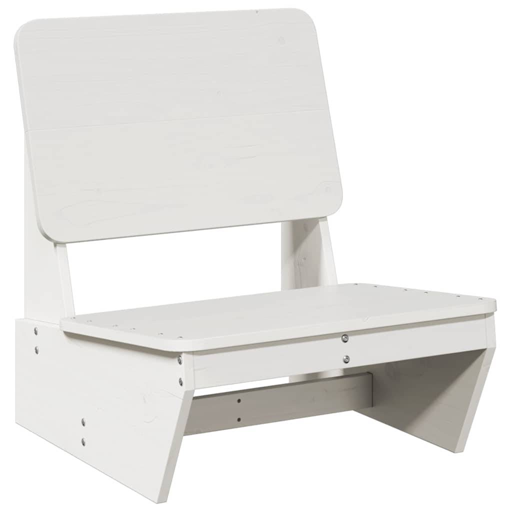Prolenta Premium - Chaises de jardin bois blanc  60 x 64 x 70,5 cm  - Prolenta premium p396.2 - Image 3