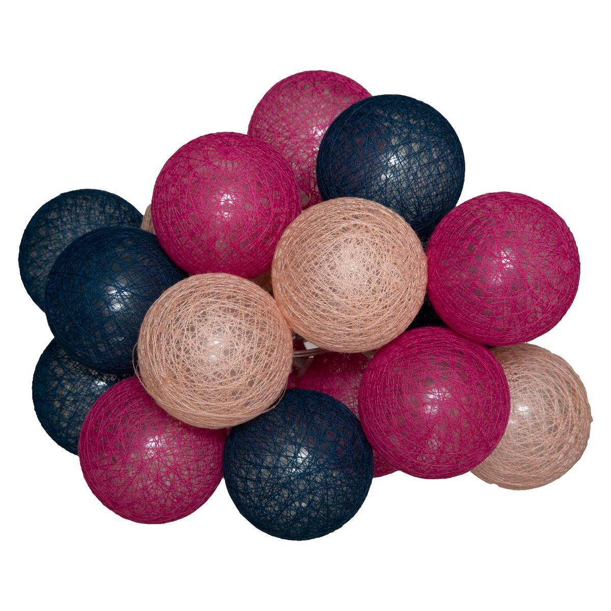 Atmosphera - Guirlande Led Secteur 20 Boules Assortiments D 6 Box - Atmosphera Créateur d'intérieur
