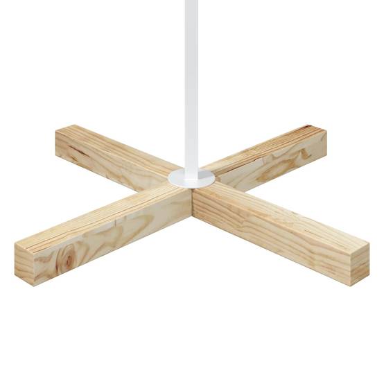 Vidaxl - Sapin de Noël en métal avec support KUOPIO 180 cm Acier Blanc vidaXL 42053935 - Image 7