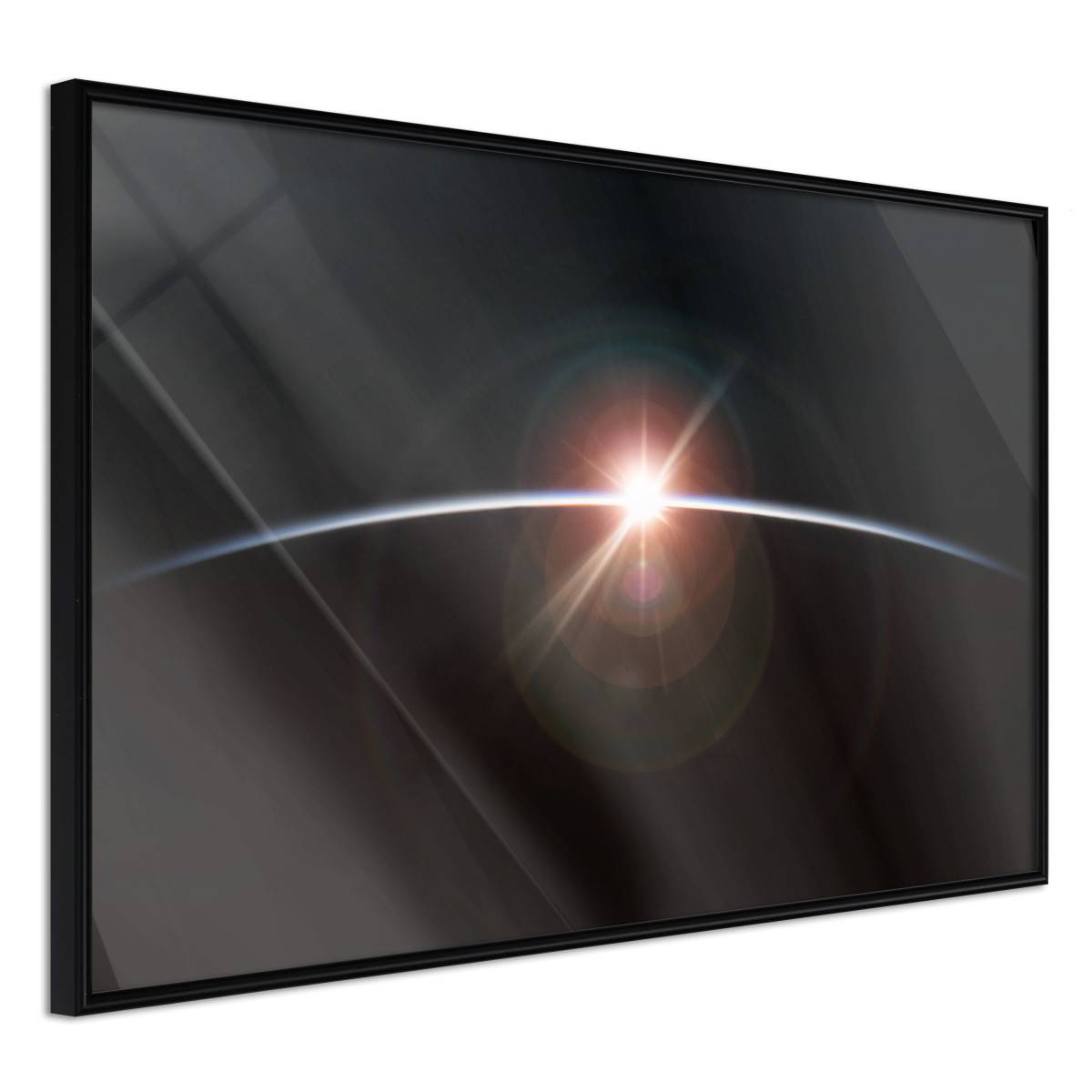 Affiche Murale Encadrée "Glimmer" 30 x 20 cm Noir