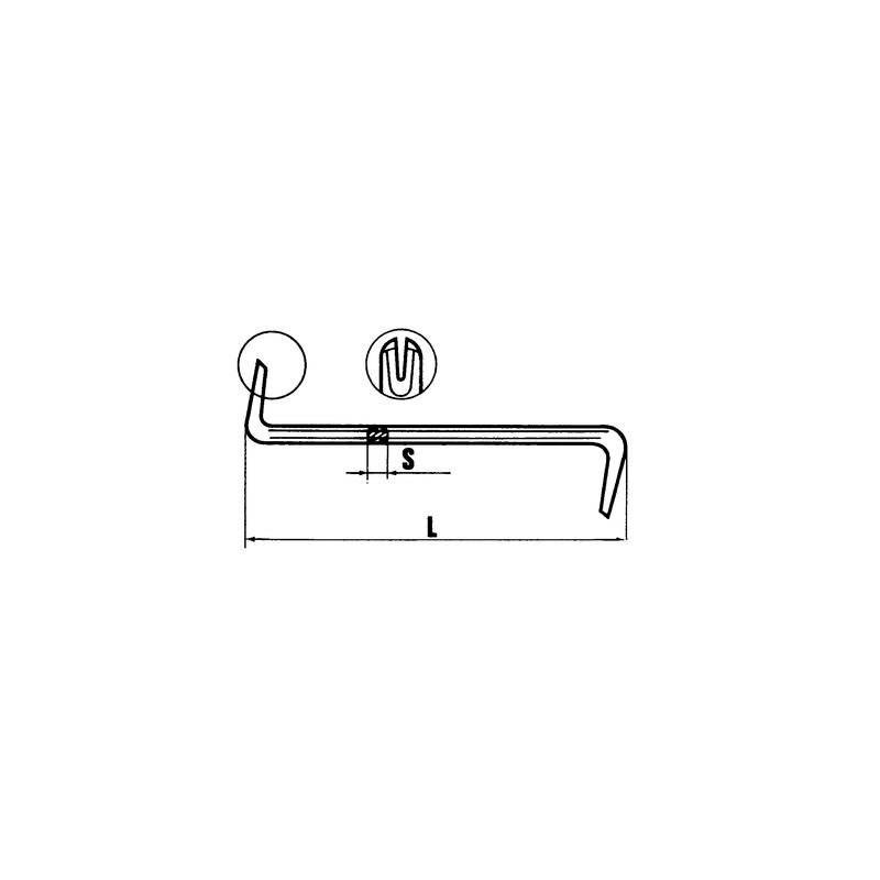 Arrache-clous en Z double pied de biche - MOB - Image 2