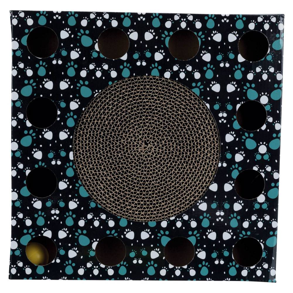 Trixie - Plaque griffoir avec balle 33 x 33 cm. pour chat. - Image 3