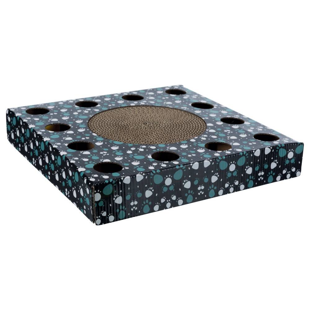 Trixie - Plaque griffoir avec balle 33 x 33 cm. pour chat. - Image 1