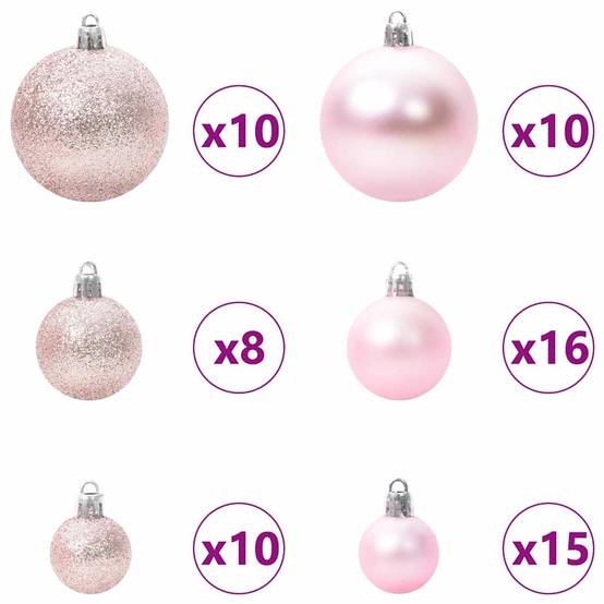 Vidaxl - Sapin de Noël artificiel avec 300 LED Vert 180 cm PVC et métal vidaXL 3395687 - Image 8