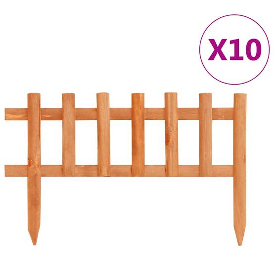 PANGIVO - Bordure de jardin bois de sapin orange 440 x 1 x 29 cm - PANGIVO - Image 1
