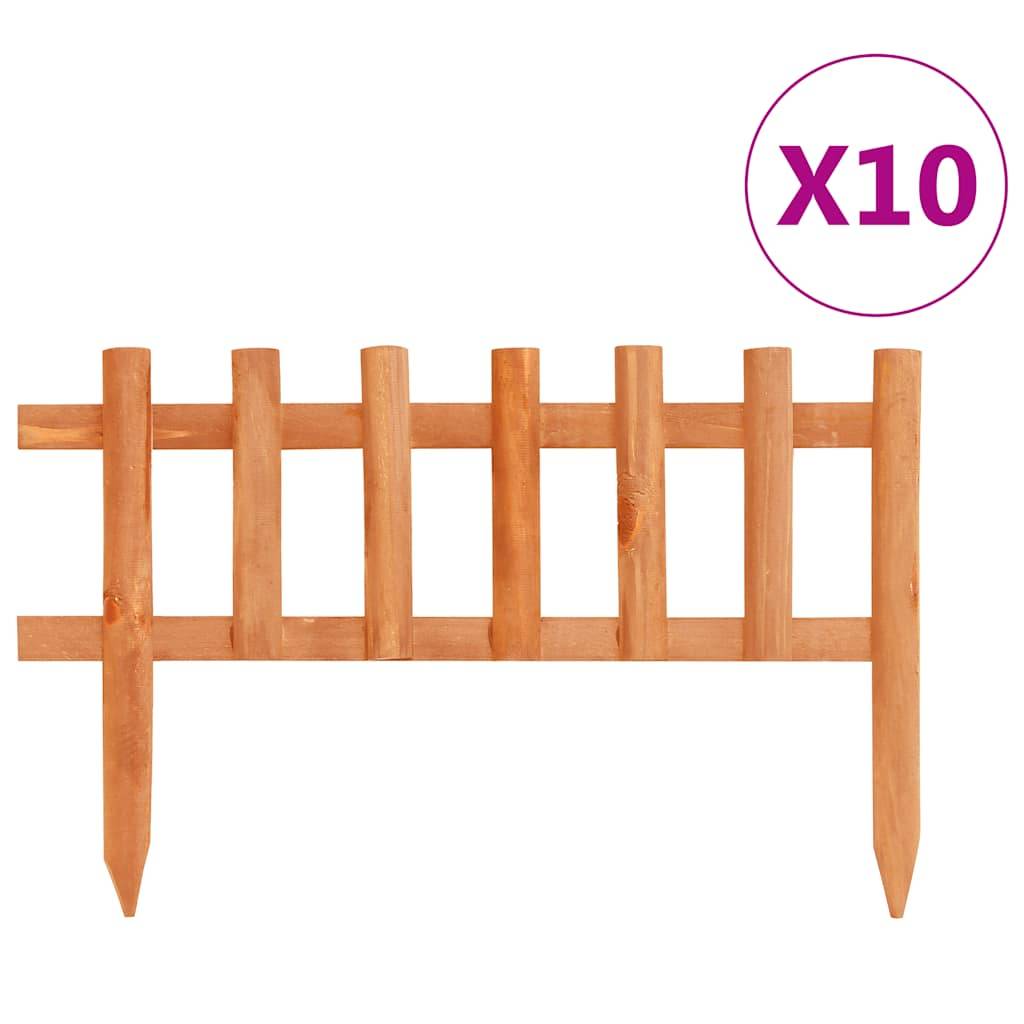 PANGIVO - Bordure de jardin bois de sapin orange 440 x 1 x 29 cm - PANGIVO - Image 1