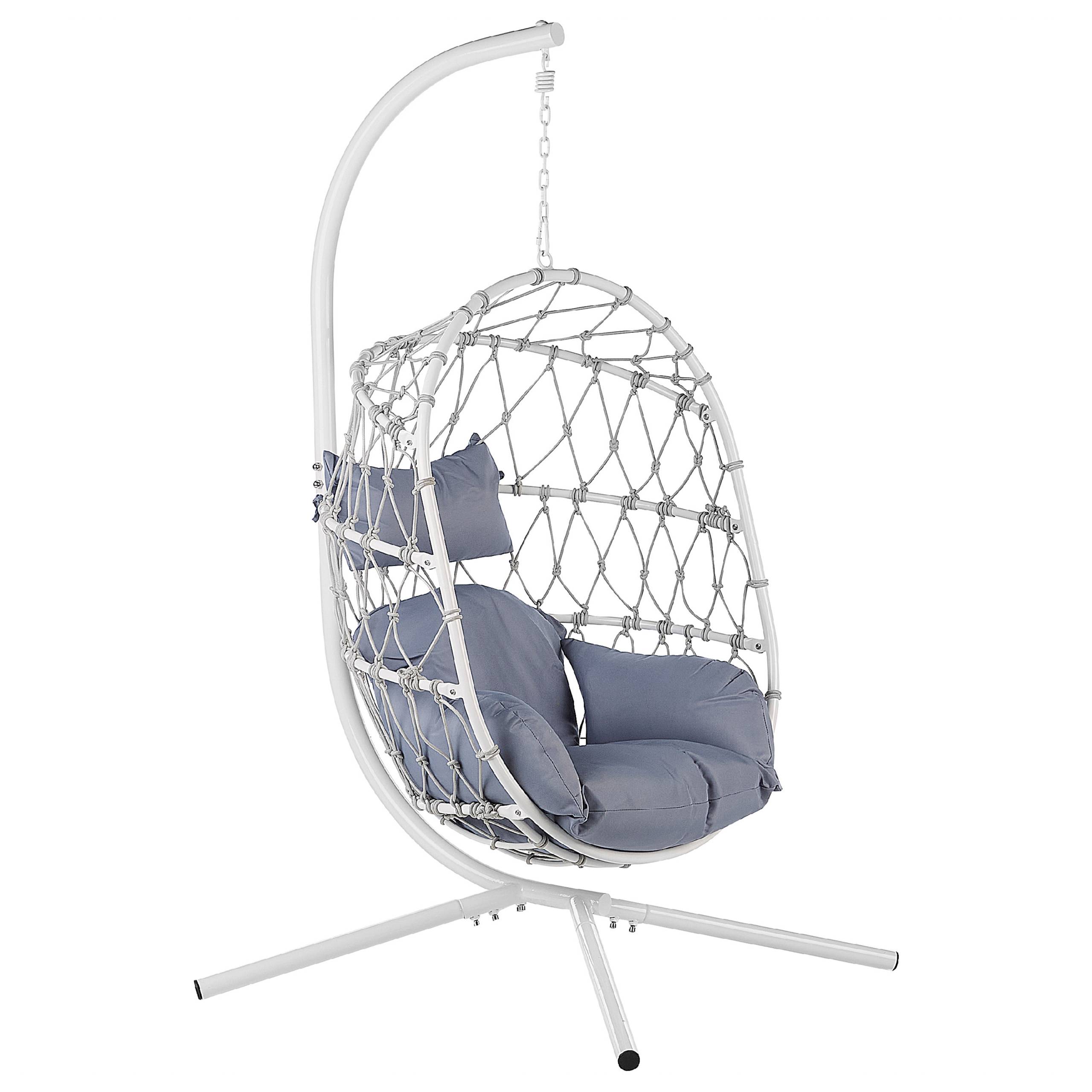 Beliani - Chaise porte-à-faux Tissu Blanc ADRIA - Beliani - Image 2