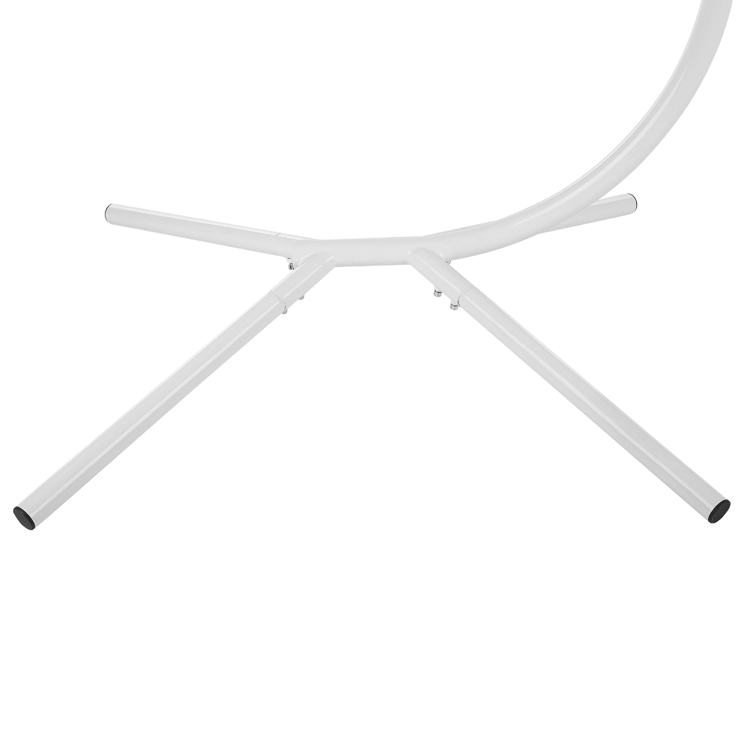 Beliani - Chaise porte-à-faux Tissu Blanc ADRIA - Beliani - Image 9