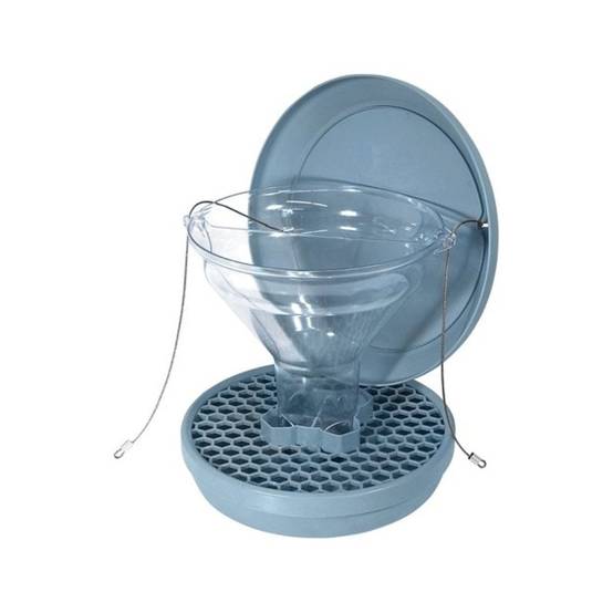 Mangeoire anti-nuisibles SMART BIRDS pour oiseaux bleue SWISSINNO - Image 3