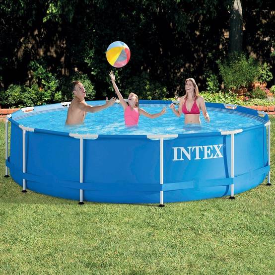 Piscine tubulaire Metal Frame ronde 3,66 x 0,76 m Intex - Image 6