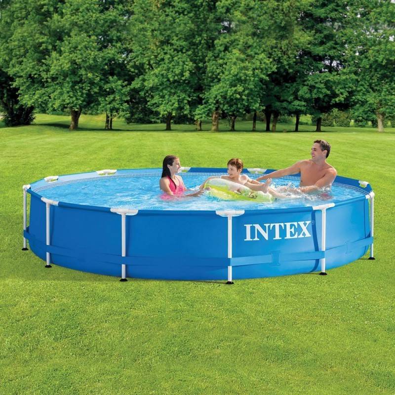 Piscine tubulaire Metal Frame ronde 3,66 x 0,76 m Intex - Image 2