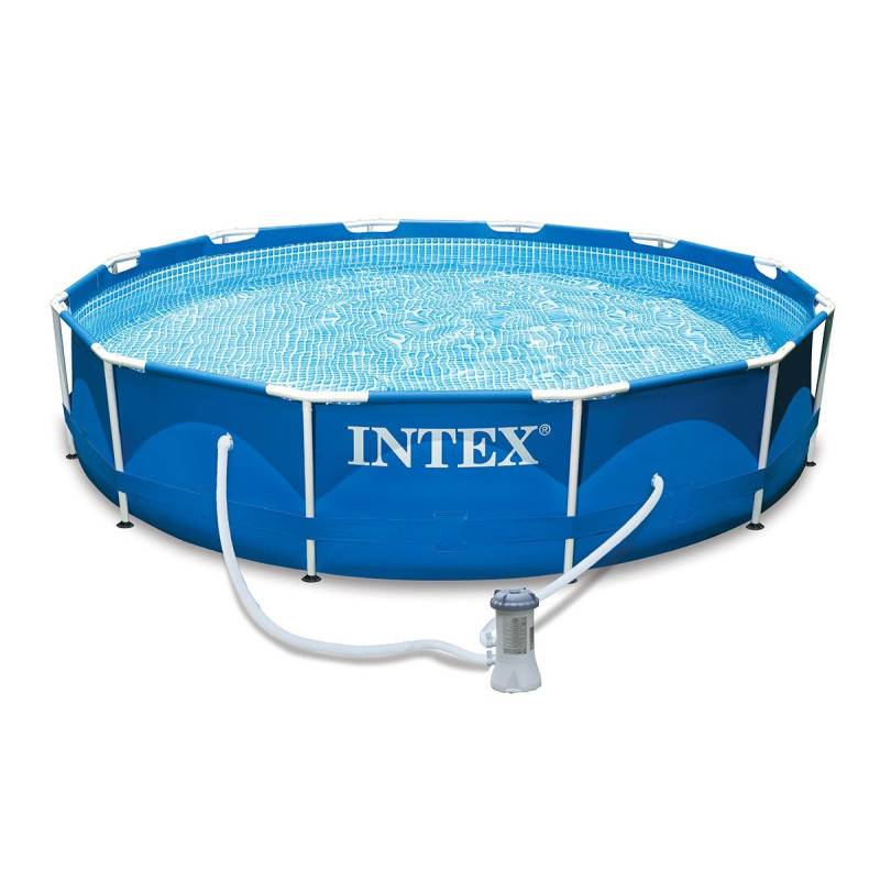 Piscine tubulaire Metal Frame ronde 3,66 x 0,76 m Intex - Image 4