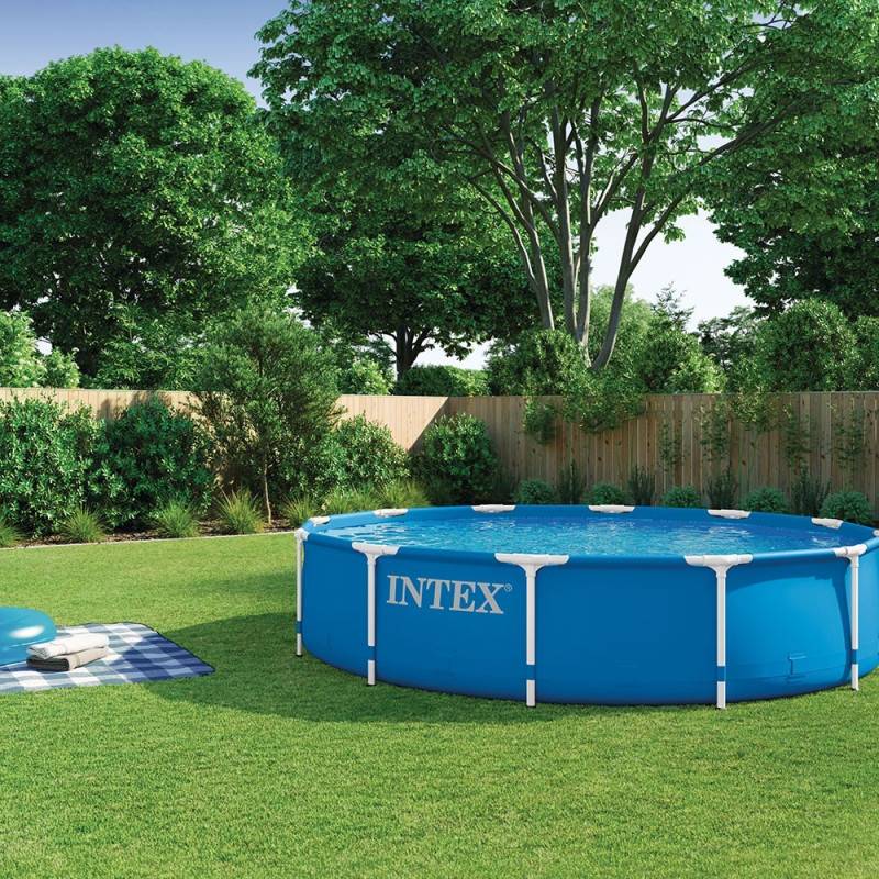 Piscine tubulaire Metal Frame ronde 3,66 x 0,76 m Intex - Image 1