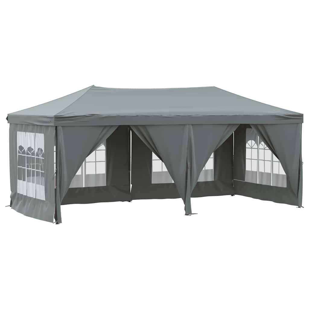 ComfortXL - Tente de Réception Pliante Acier avec Parois Latérales Imperméable pour Fête Anthracite 3x6 m – ComfortXL Outdoor Living - Image 2