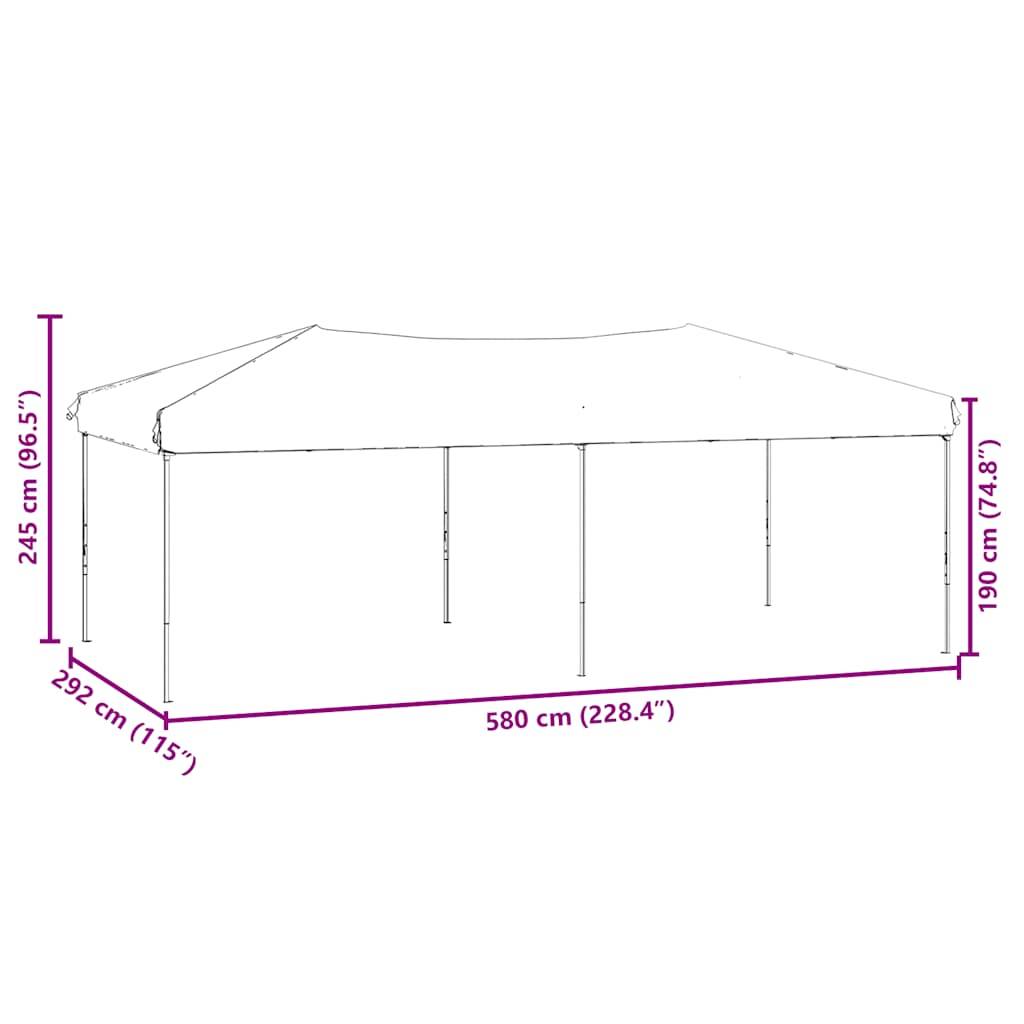 ComfortXL - Tente de Réception Pliante Acier avec Parois Latérales Imperméable pour Fête Anthracite 3x6 m – ComfortXL Outdoor Living - Image 9