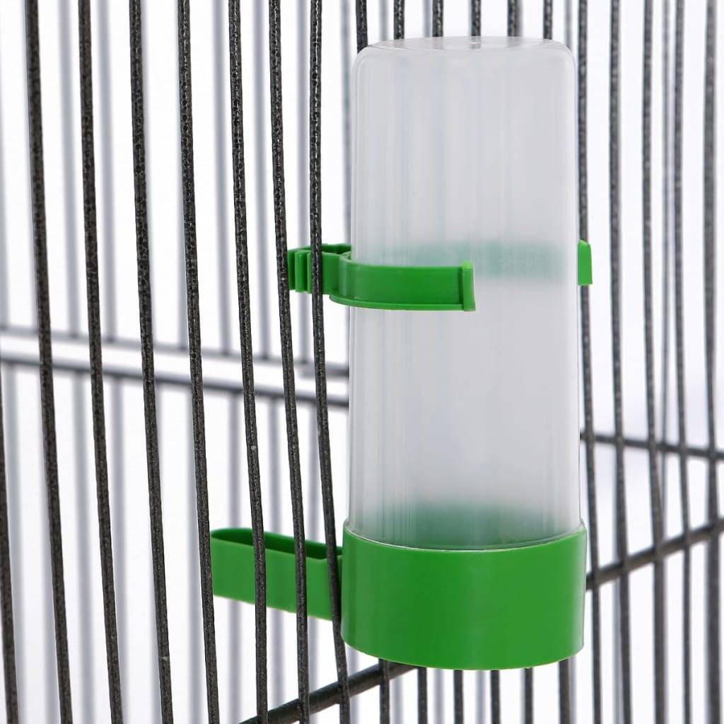 Vidaxl - Cage à oiseaux Noir 54 x 54 x 146 cm Acier vidaXL 170408 - Image 4