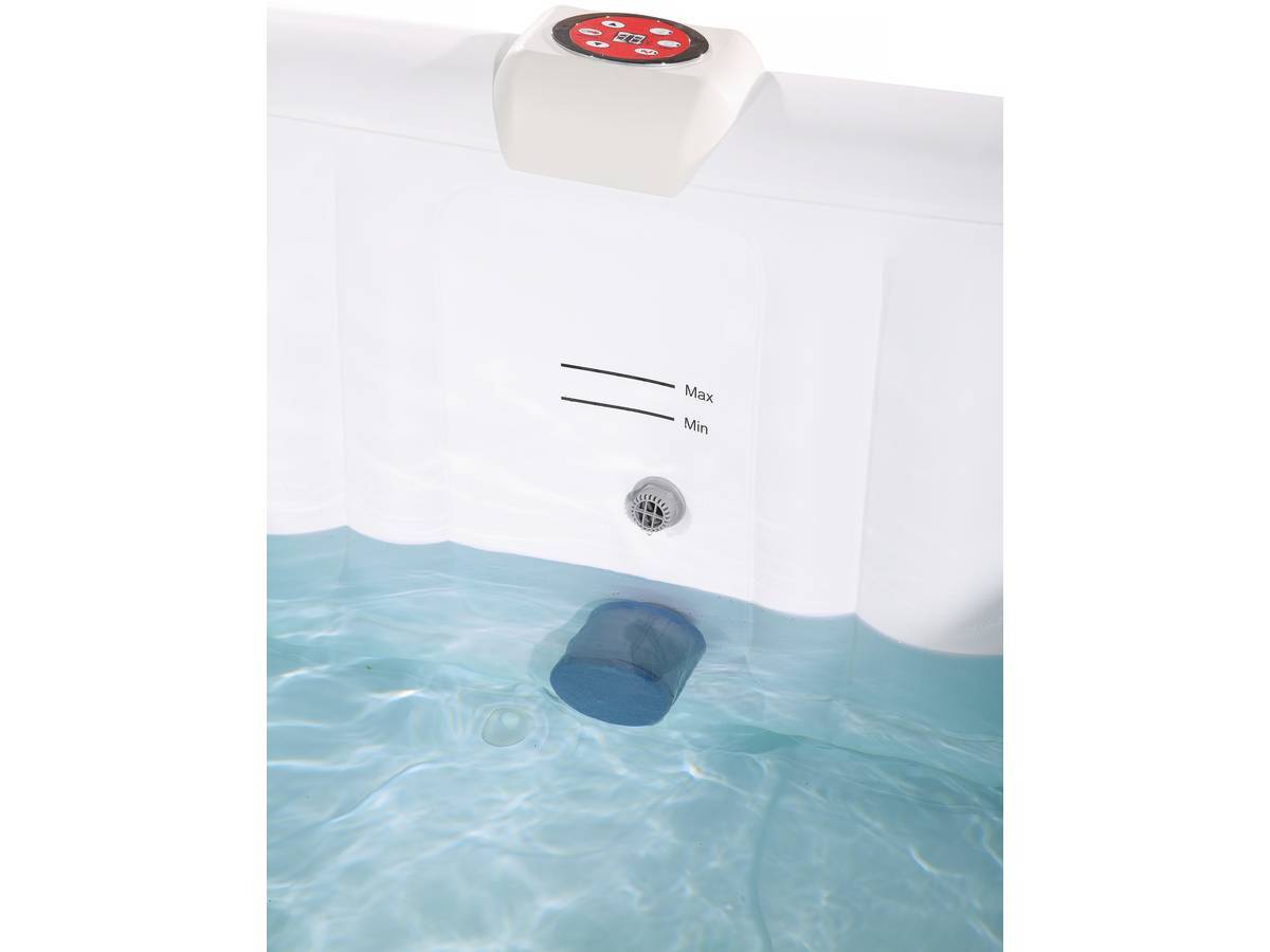 Spa Gonflable Nice En Pvc - 6 Places - Marron/crème -habitat Et Jardin - Image 3