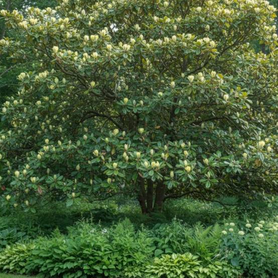 Magnolia Blue Opal à fleurs Jaune - feuillage Caduc - Pot de 5L - Touffe- hauteur à maturité De 3,00 m à 5,00 m - Image 3