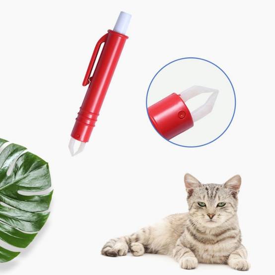 IntiMeg - parasites pour animaux Pince à puces et pennes anti Rouge IntiMeg - Image 1