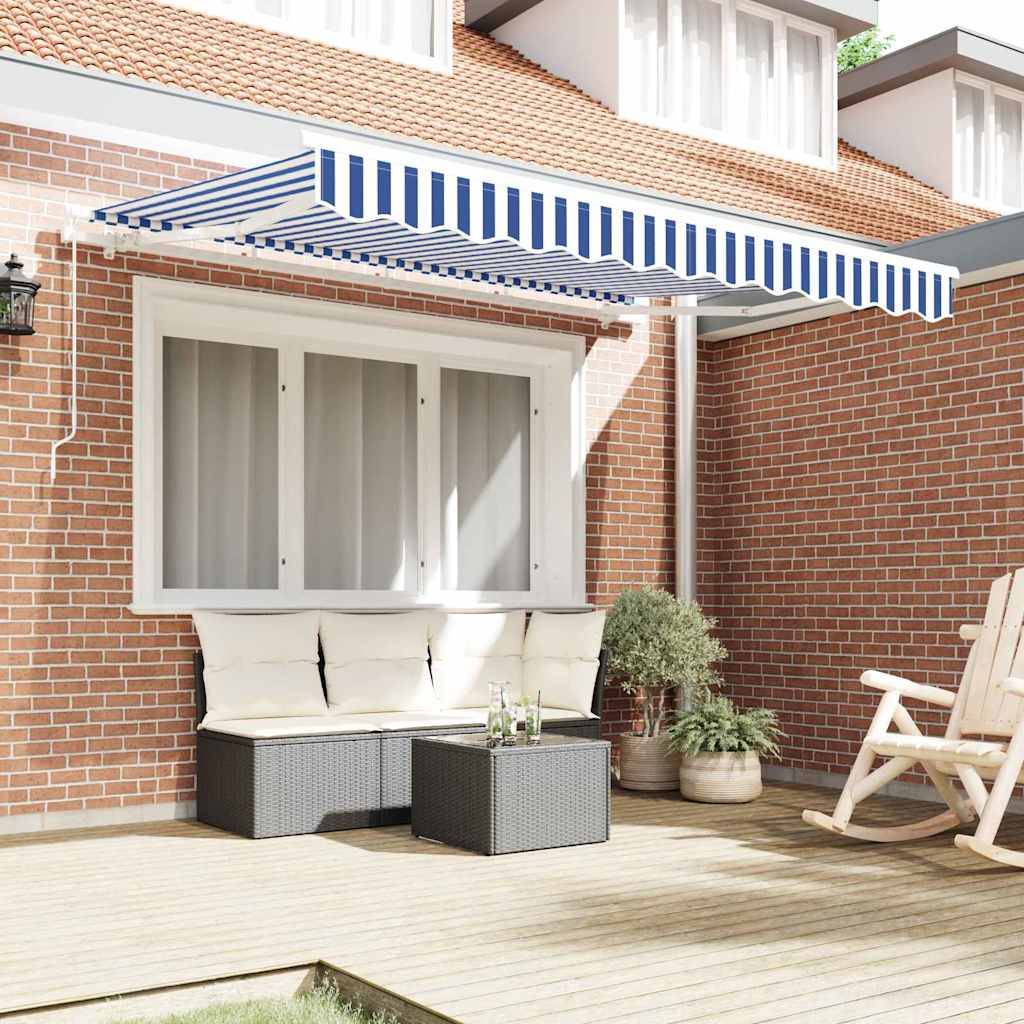 Prolenta Premium - Store banne polyester bleu 330 x 195 x 20 cm - Prolenta premium p330.6 - Image 3