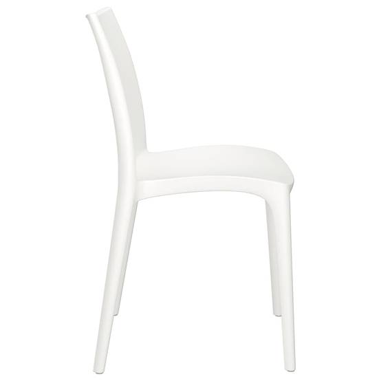 Chaises de jardin blanc polypropylène 50 x 46 x 80 cm (lot de 2) - PANGIVO - Image 5