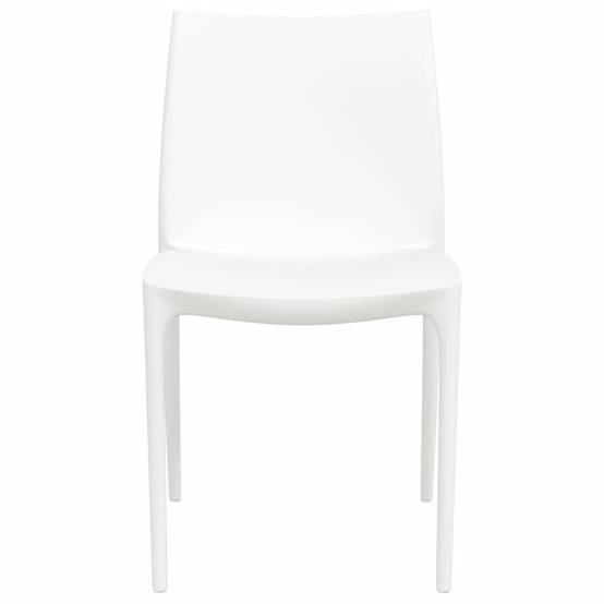 Chaises de jardin blanc polypropylène 50 x 46 x 80 cm (lot de 2) - PANGIVO - Image 4