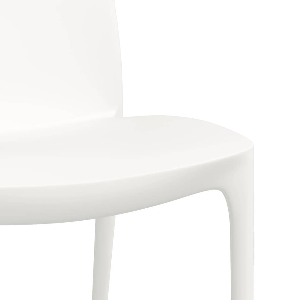 Chaises de jardin blanc polypropylène 50 x 46 x 80 cm (lot de 2) - PANGIVO - Image 7