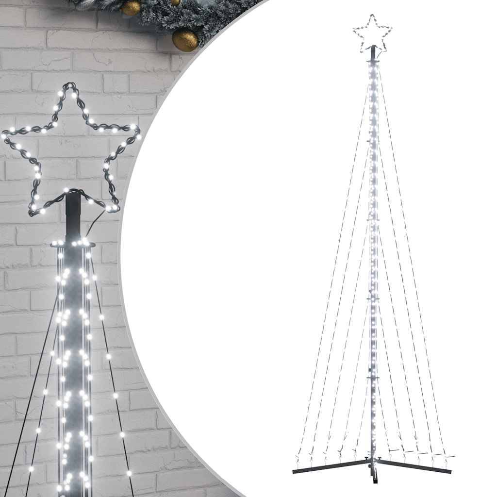 Vidaxl - Sapin de Noël à LED 495 LED blanc froid 300,5 cm vidaXL 4016437 - Image 2