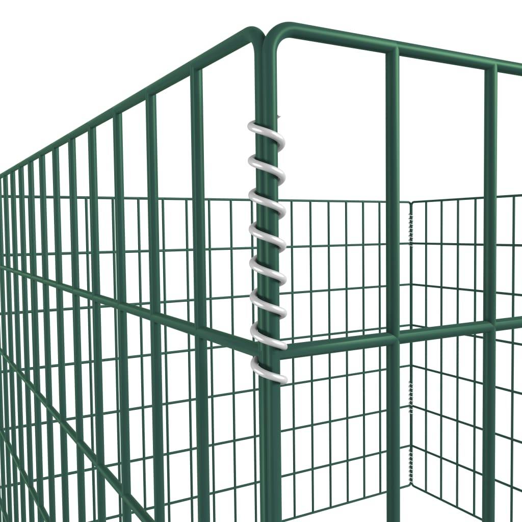 ComfortXL - Bac à compost carré en acier laqué 700L pour déchets de jardin Vert – ComfortXL Outdoor Living - Image 3