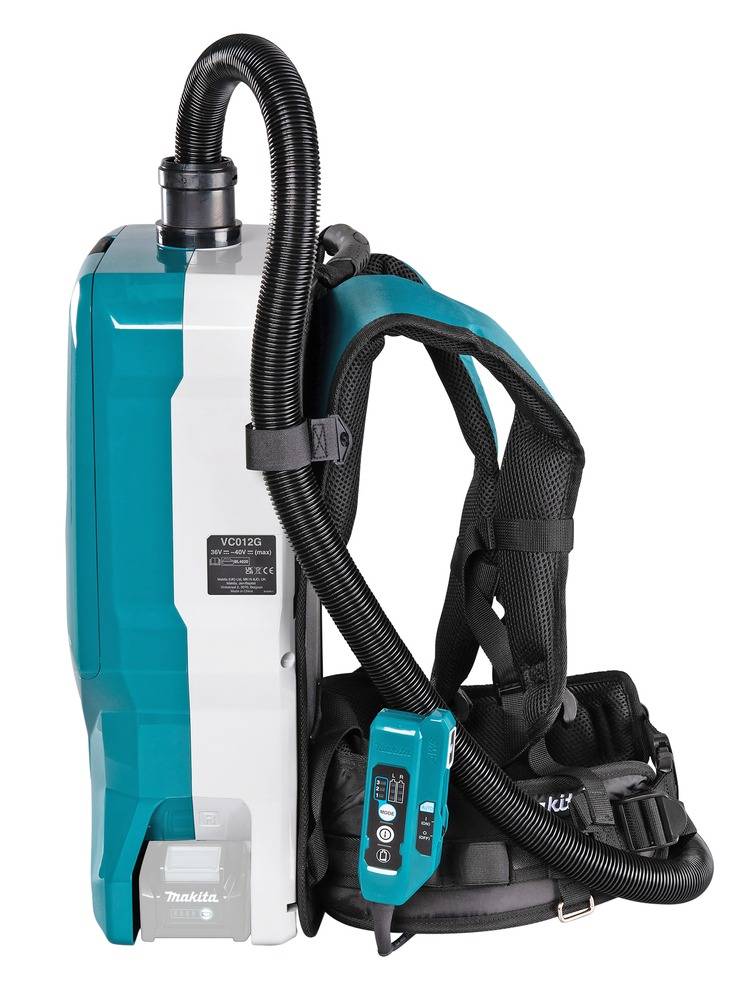 Aspirateur dorsal - Nettoyage - XGT 40V, volume 6 L avec AWS (Chantier), sans batterie ni chargeur - MAKITA - VC012GZ01 - Image 2