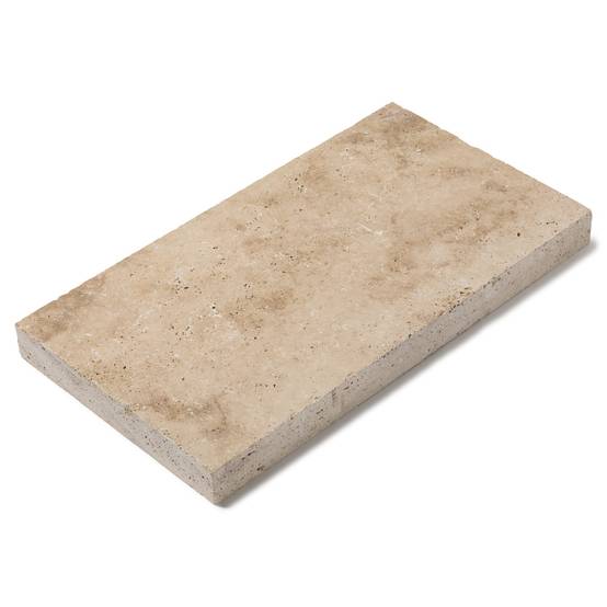 Sans Marque - Pas japonais Rectangle Travertin Beige Nuancé 61x33x5 cm (à l'unité) - RO'MA NATURE - Image 2