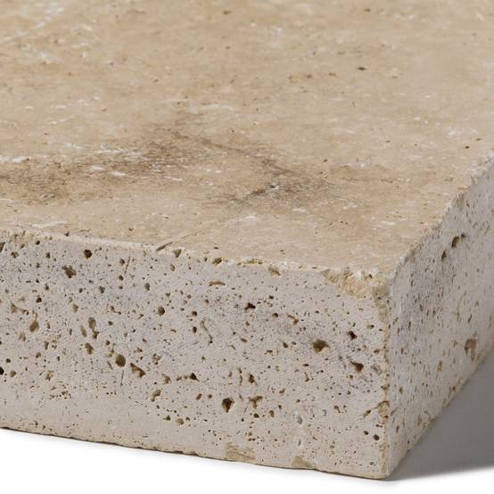 Sans Marque - Pas japonais Rectangle Travertin Beige Nuancé 61x33x5 cm (à l'unité) - RO'MA NATURE - Image 3