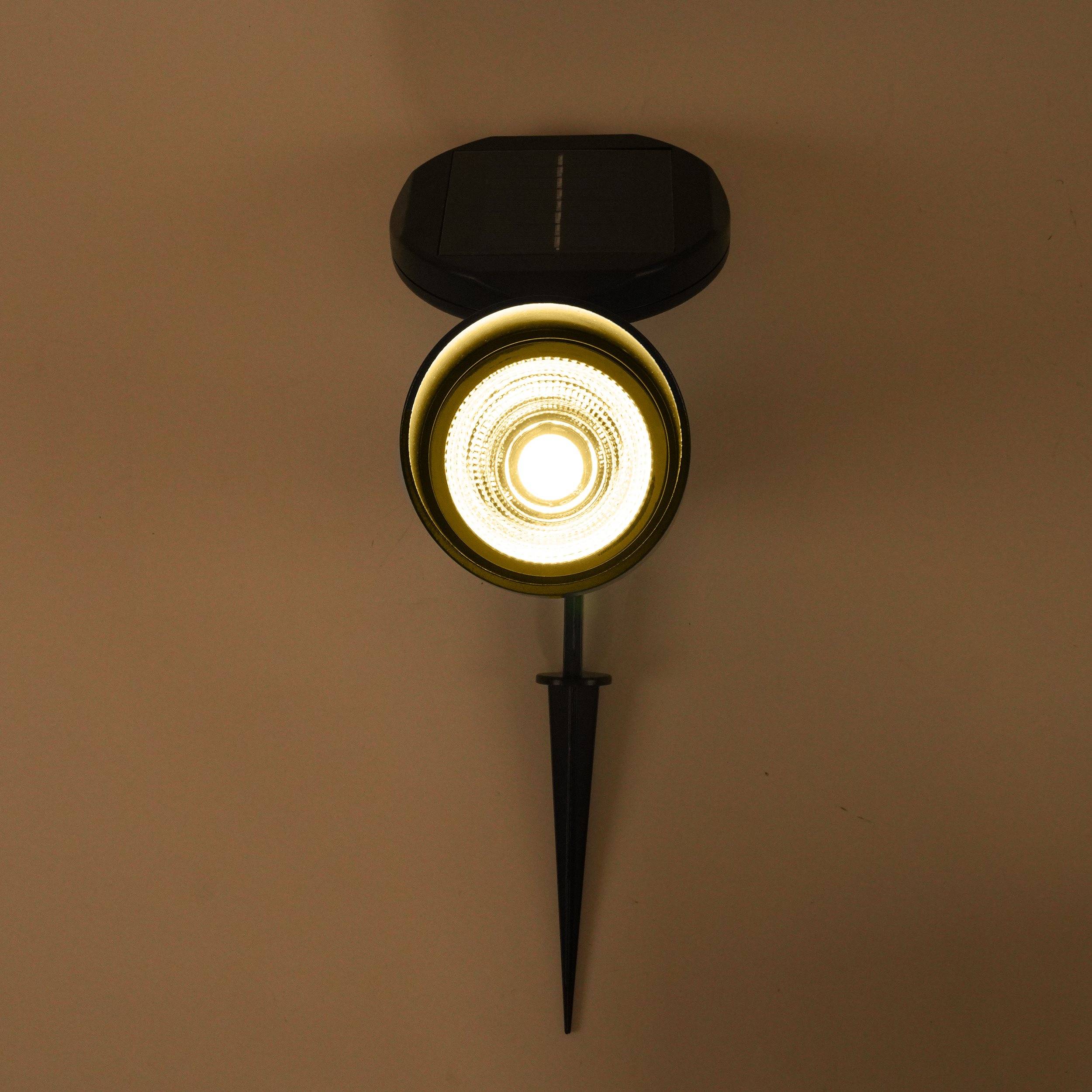 esotec Solarspot SPOTLIGHT blanc chaud 2800K AKKU IP44 résistant aux intempéries outdoor 102136 - Image 3