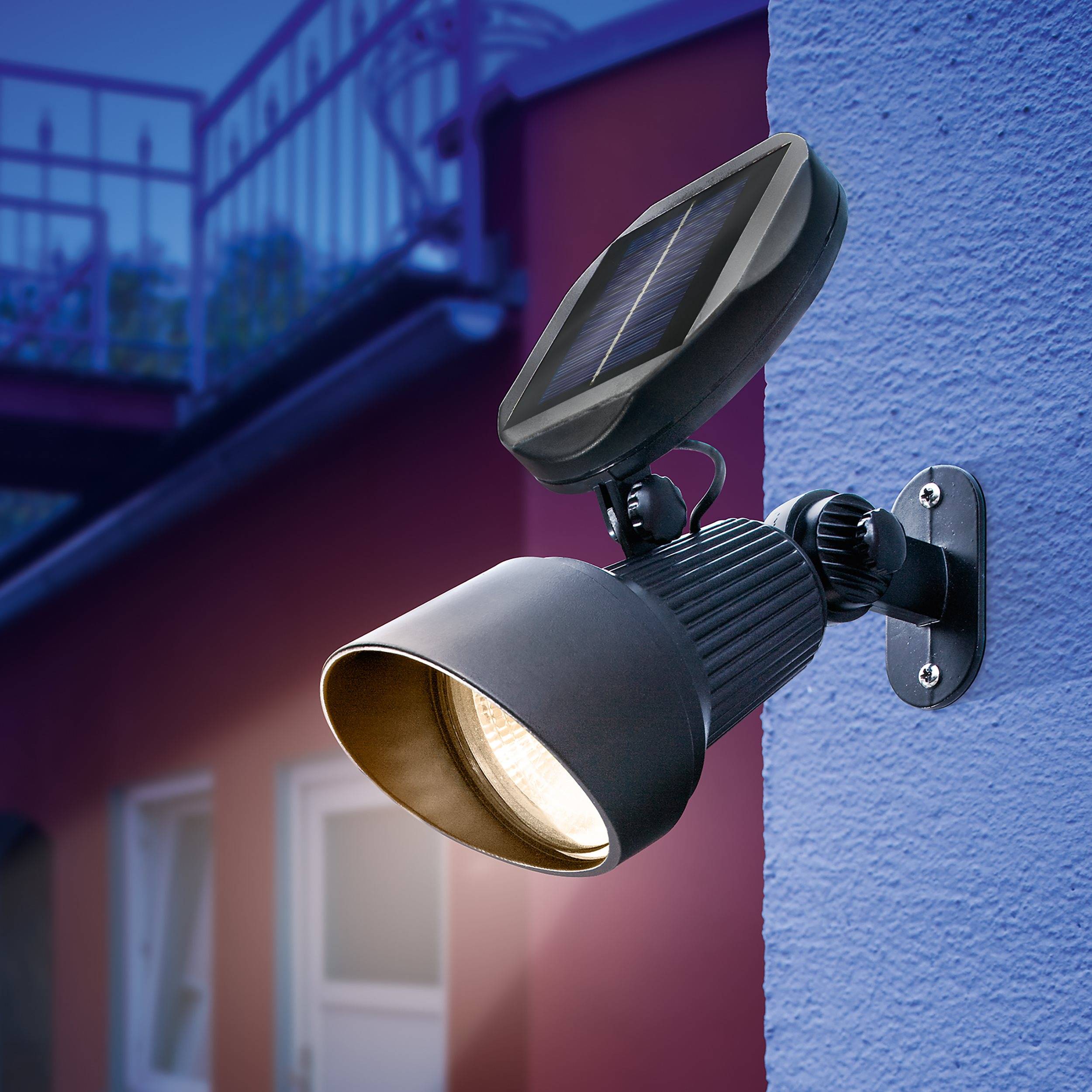 esotec Solarspot SPOTLIGHT blanc chaud 2800K AKKU IP44 résistant aux intempéries outdoor 102136 - Image 4