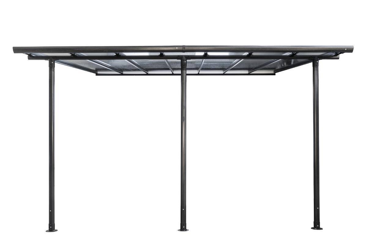 Hesperide - Pergola adossée Belize Graphite - Hespéride - Image 5