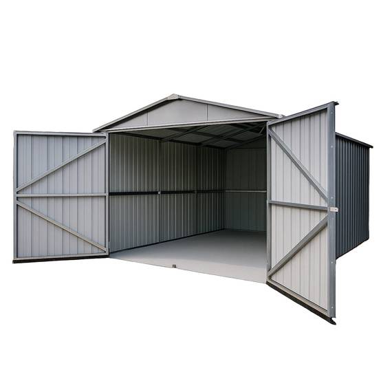 Yardmaster - Garage metal anthracite 14 m2 Yardmaster J 1017A - Image 1
