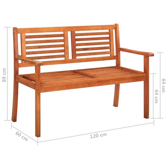 Banc de jardin Bleu 60 X 120 cm - Prolenta Premium - Image 10