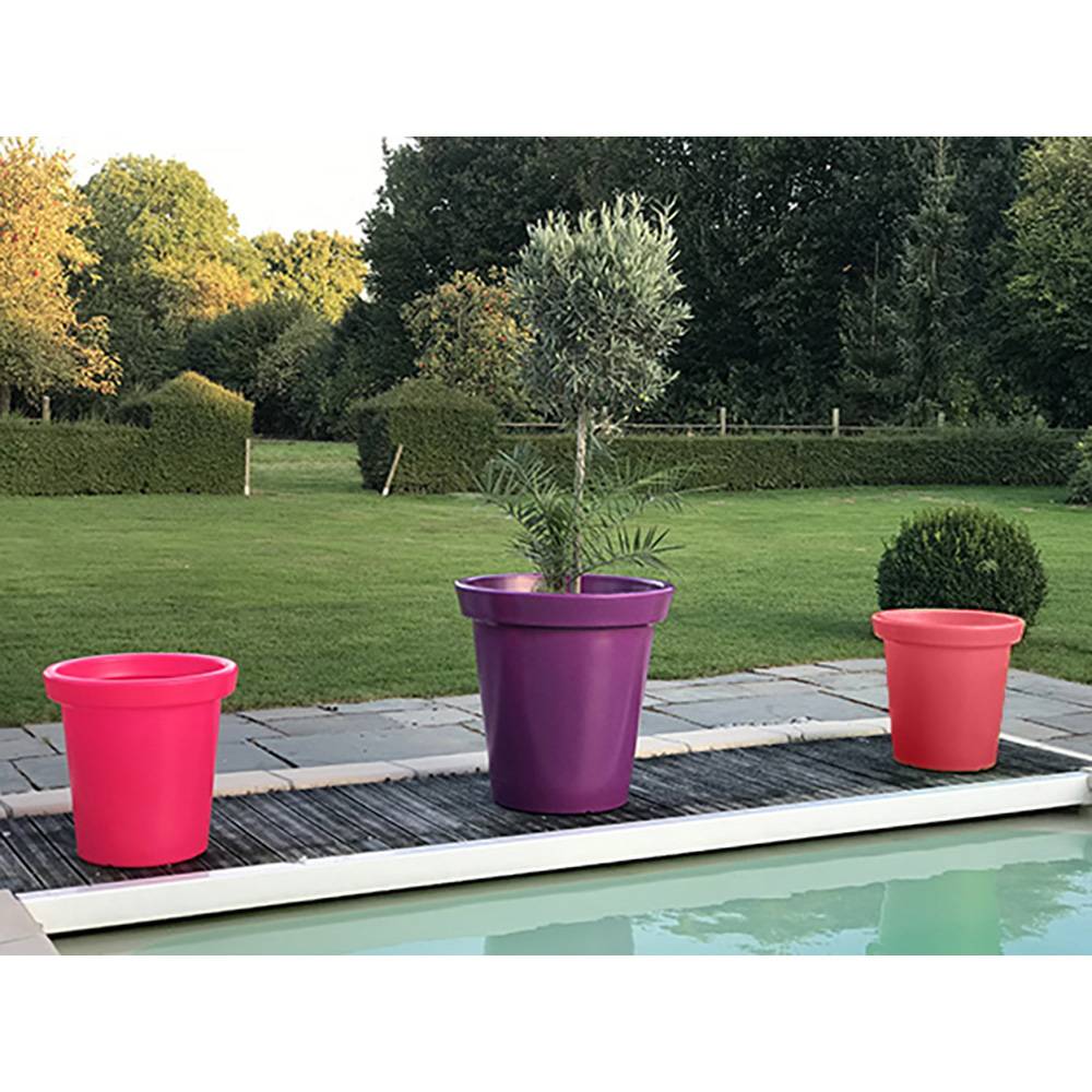 Plast'Up Rotomoulage - Pot de fleurs rond xxl delight 75l- lot de 2 - Image 4