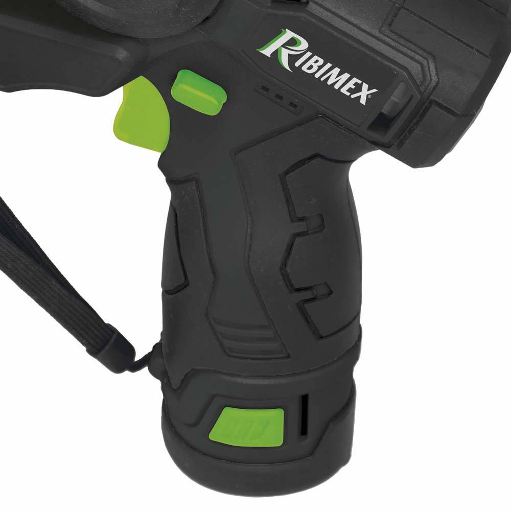 Ribimex - Élagueuse à batterie 12v avec chargeur diam. branche 70mm guide 112mm - Image 4