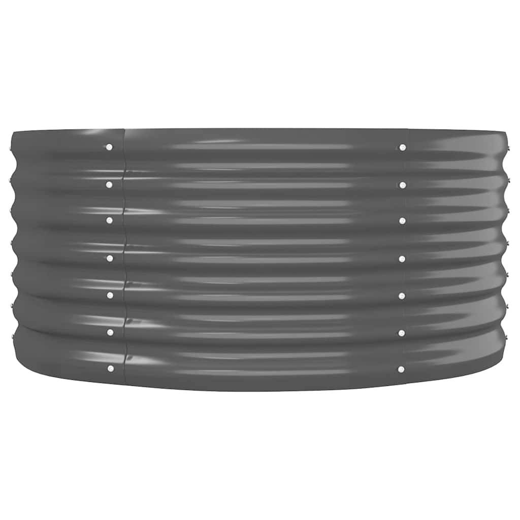 Jardinière potager surélevée acier galvanisé jardin Anthracite 296x80x36 cm – ComfortXL Outdoor Living - Image 4