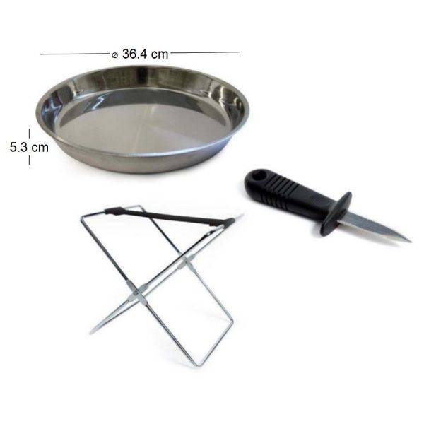 Saveur Et Degustation - Plateau avec support et couteau à huitres Saveur Et Degustation - Image 4