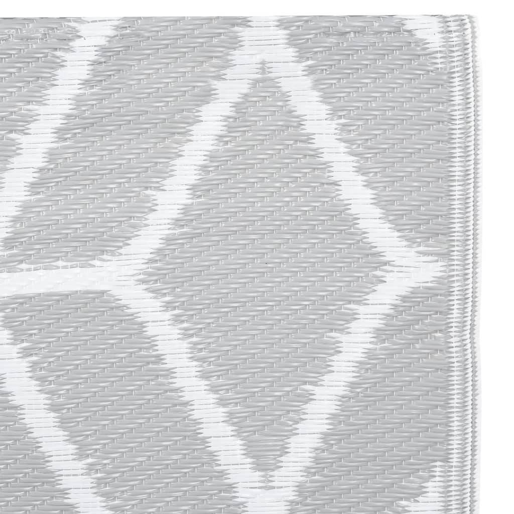 ComfortXL - Tapis d'Extérieur Décoratif en PP Tissé pour Salon de Jardin Gris 120x180 cm – ComfortXL Outdoor Living - Image 4