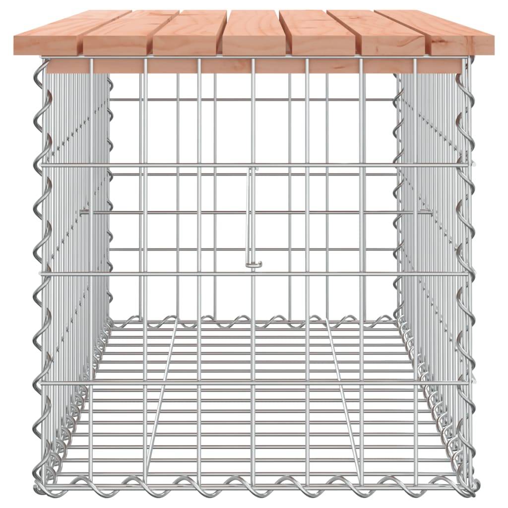 Maison Chic - Banc de jardin - Banc d'extérieur - Banquette design gabion 83x44x42 cm bois massif de douglas - Image 4