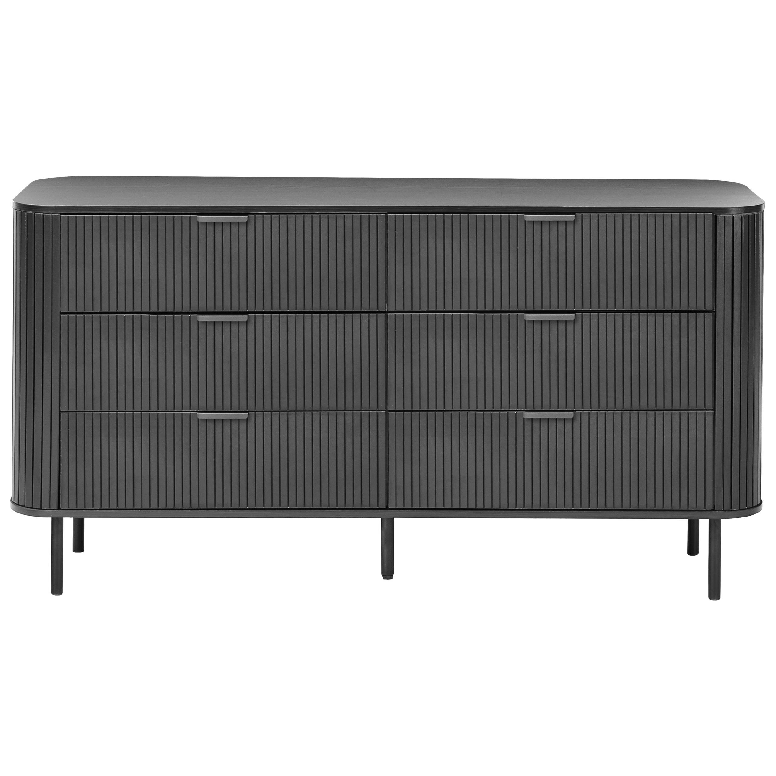 Beliani - Commode MDF Noir BRADLEY - 153x47x81- Beliani - Image 5