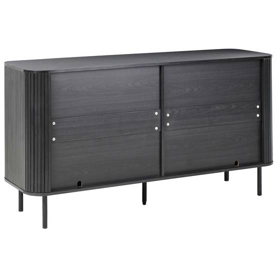 Beliani - Commode MDF Noir BRADLEY - 153x47x81- Beliani - Image 6