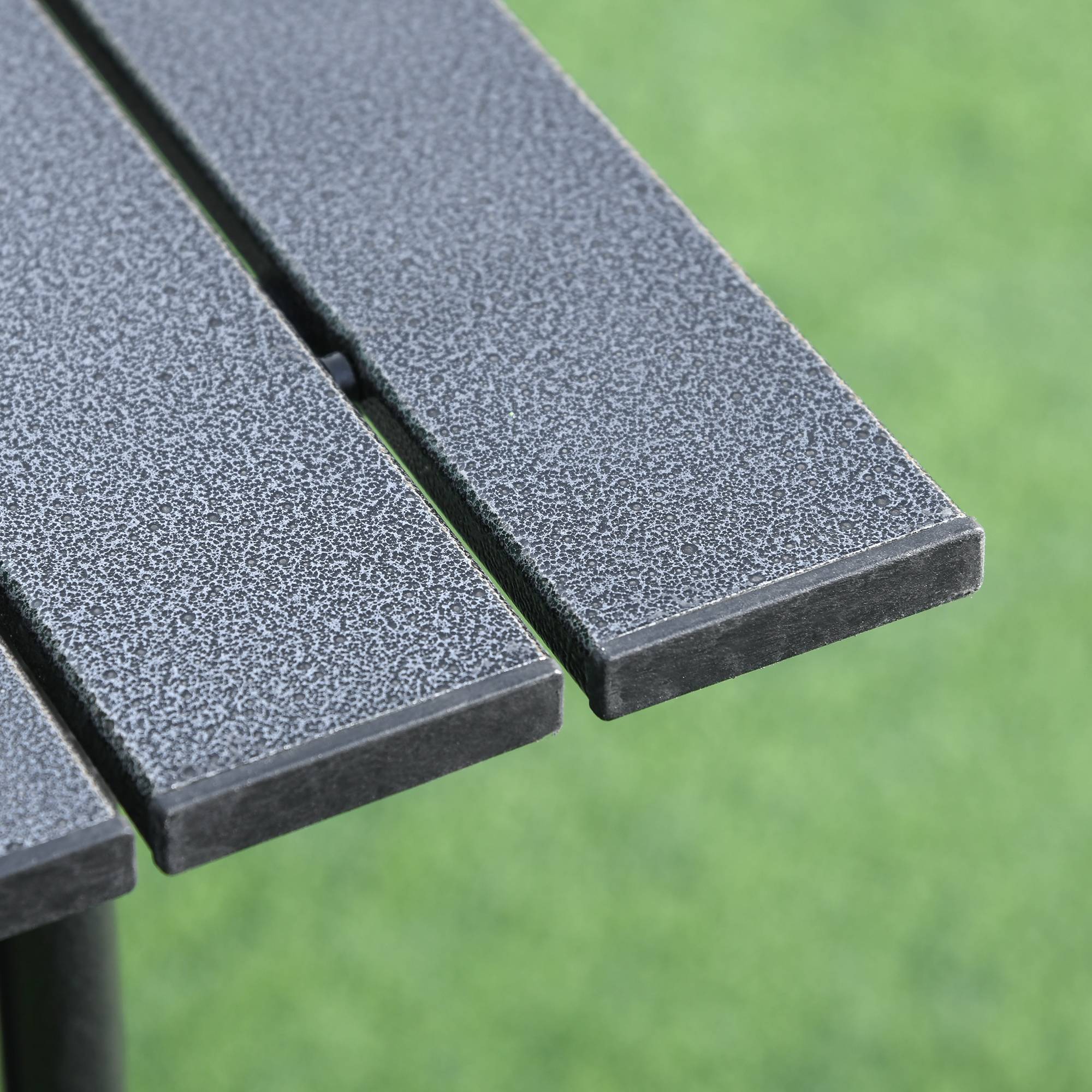 Sans Marque - Table camping alu pliable, avec poche filet, pique-nique, jardin, party, balcon, noir, 70x70x69cm - Image 10