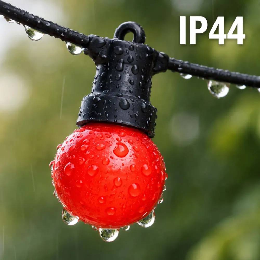 Autre - Guirlande lumineuse 20 boules couleur - 14,5 m - Image 3
