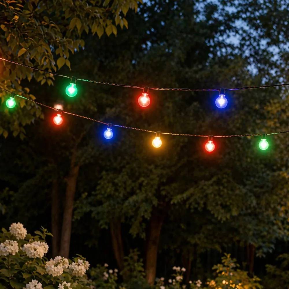 Autre - Guirlande lumineuse 20 boules couleur - 14,5 m - Image 7